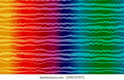 colorful groovy hippie 70s backgrounds. Waves, swirl, twirl pattern with gradient color. Twisted and distorted vector texture in trendy retro psychedelic style. Y2k aesthetic.