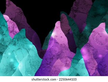 Colorful grunge abstract geometric background. Vector design