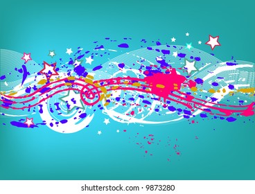 colorful grunge background