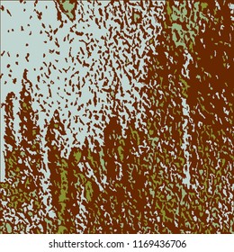 Colorful Grunge Background. Abstract Multicolor Vector Texture with Scratched Lines, Spots and Blobs for Banner, Card, Wallpaper. Vintage Rough Colored Pattern with Different Elements. 