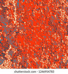 Colorful Grunge Background. Abstract Multicolor Vector Texture with Scratched Lines, Spots and Blobs for Banner, Card, Wallpaper. Retro Rough Colored Pattern with Different Elements. 