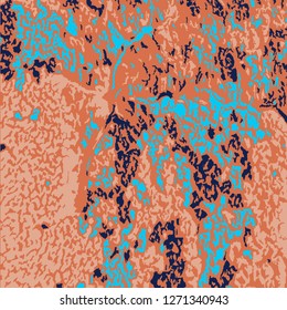 Colorful Grunge Background. Abstract Multicolor Vector Texture with Scratched Lines, Spots and Blobs for Web Applications, Banner, Card. Vintage Rough Colored Pattern with Different Elements.