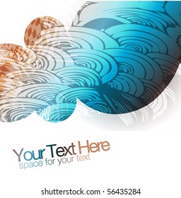 colorful grunge background for text