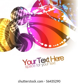 colorful grunge background for text