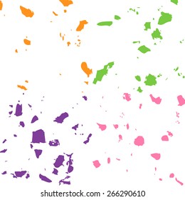 Colorful grunge background. Textures set