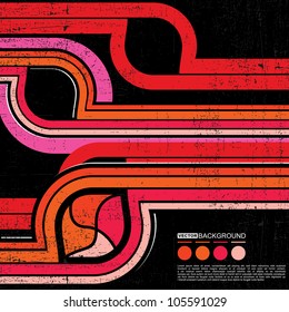 Colorful grunge background - vector