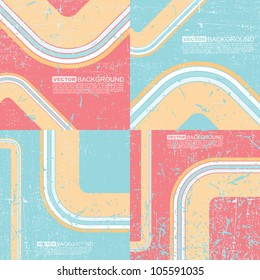 Colorful grunge background - vector