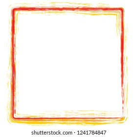 Colorful grunge frame