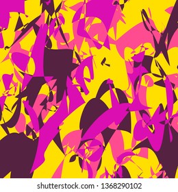 Colorful grunge. Graffiti. Abstract shapes composition. Eps8 vector.