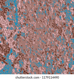 Colorful Grunge Pattern. Abstract Multicolor Vector Texture with Scratched Lines, Spots and Blobs for Print, Card, Banner. Trendy Rough Colored Background with Different Elements.