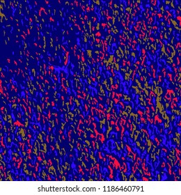 Colorful Grunge Pattern. Abstract Multicolor Texture with Scratched Lines, Spots and Blobs for Card, Print, Mobile Applications. Retro Rough Colored Pattern with Different Elements.