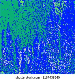 Colorful Grunge Pattern. Abstract Multicolor Texture with Scratched Lines, Spots and Blobs for Print, Card, Banner. Trendy Rough Colored Pattern with Different Elements. 