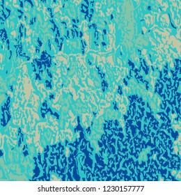 Colorful Grunge Pattern. Abstract Multicolor Texture with Scratched Lines, Spots and Blobs for Web Applications, Banner, Card. Trendy Rough Colored Background with Different Elements.