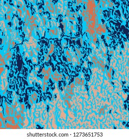 Colorful Grunge Pattern. Abstract Multicolor Texture with Scratched Lines, Spots and Blobs for Wallpaper, Print, Card. Modern Rough Colored Pattern with Different Elements.