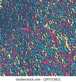 Colorful Grunge Pattern. Abstract Multicolor Texture with Scratched Lines, Spots and Blobs for Web Applications, Wallpaper, Print. Modern Rough Colored Background with Different Elements.