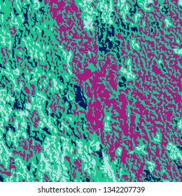 Colorful Grunge Pattern. Abstract Multicolor Texture with Scratched Lines, Spots and Blobs for Card, Print, Mobile Applications. Trendy Rough Colored Background with Different Elements.