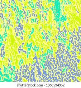 Colorful Grunge Pattern. Abstract Multicolor Texture with Scratched Lines, Spots and Blobs for Banner, Card, Wallpaper. Trendy Rough Colored Pattern with Different Elements.