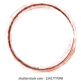 Colorful grunge round frame 