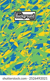 Colorful grunge soccer jersey design
