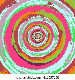 Colorful grunge spiral background vector illustration