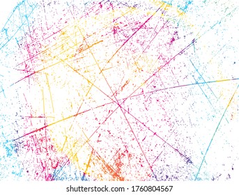 Farbige Grunge, strukturierter Hintergrund. Vektorgrafik