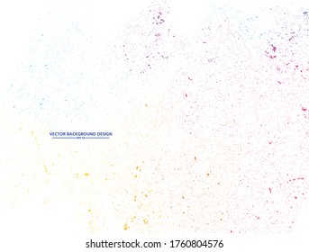 Farbige Grunge, strukturierter Hintergrund. Vektorgrafik