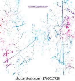 Colorful Grunge texture background. vector