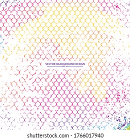 Colorful Grunge texture background. vector