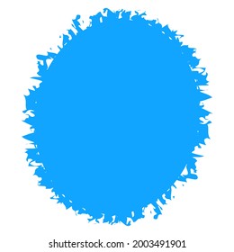Colorful grungy, grunge texture circle, oval abstract element. Ink spot, stain, blob, blotch, splash, splatter watercolor, paint vector element
