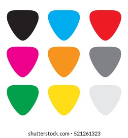 colorful guitar picks 