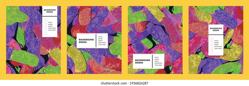 Farbiges, gummibraunes Hintergrunddesign