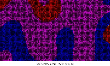 Patrón abstracto de semitono colorido con puntos vibrantes y Gradientes suaves, perfecto para fondos modernos, carteles, imágenes de redes sociales y necesidades de diseño digital.