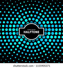 Colorful halftone background