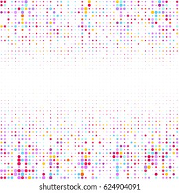 Colorful halftone for background