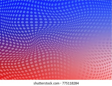 Colorful halftone background