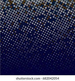 Colorful halftone background with circles. Vector illustration