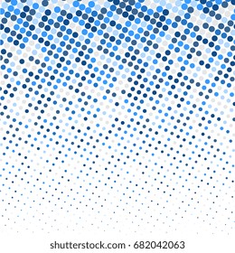 Colorful halftone background with circles. Vector illustration