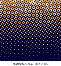 Colorful halftone background with circles. Vector illustration