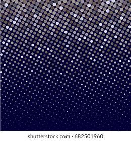 Colorful halftone background with circles. Vector illustration