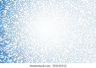 Colorful halftone background with circles. Vector illustration