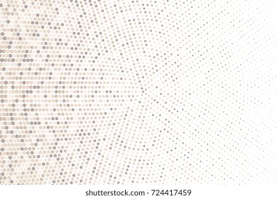 Colorful halftone background with circles. Vector illustration