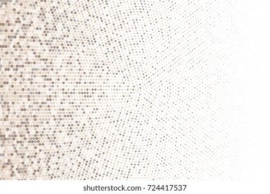 Colorful halftone background with circles. Vector illustration