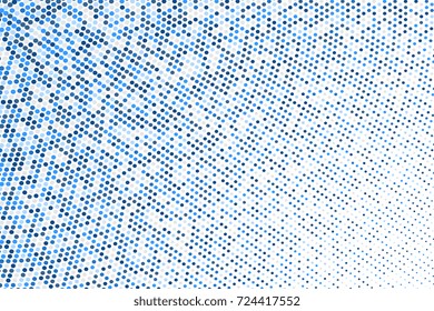 Colorful halftone background with circles. Vector illustration