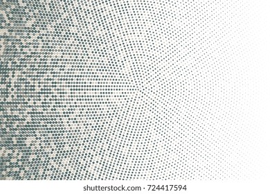 Colorful halftone background with circles. Vector illustration