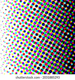 Colorful halftone background. Colorful polka dot. Halftone patterns. Modern Halftone Background, backdrop, texture, pattern. Vector illustration.