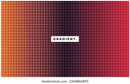 Colorful halftone background template copy space. Dotted backdrop design for poster, banner, landing page, leaflet, cover, magazine, or brochure