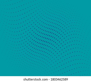Colorful halftone banner.Wavy dot lines background. Modern futuristic Abstract panel. Vector illustration
