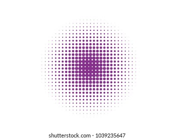 Colorful halftone circles, dots pattern, vector, grunge. Comic texture background. Monochrome half-tone. Circle halftone Dots, Colorful geometric gradient for pop art designs.
