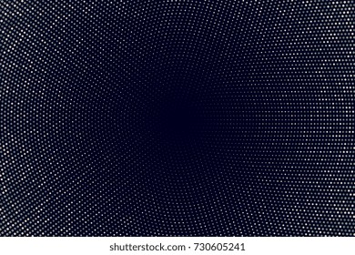 Colorful halftone dots on background. Creative geometric background in halftone style. Vector illustration