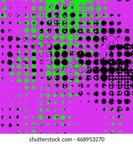 Colorful Halftone Dots Pattern .